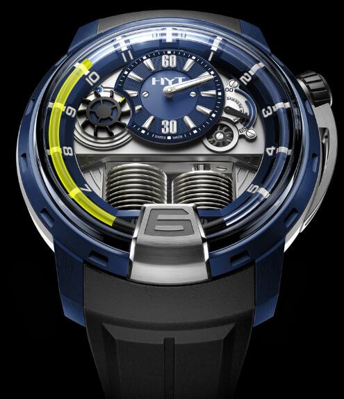 HYT H1 ALUMEN BLUE 148-AB-31-GF-RU Replica watch